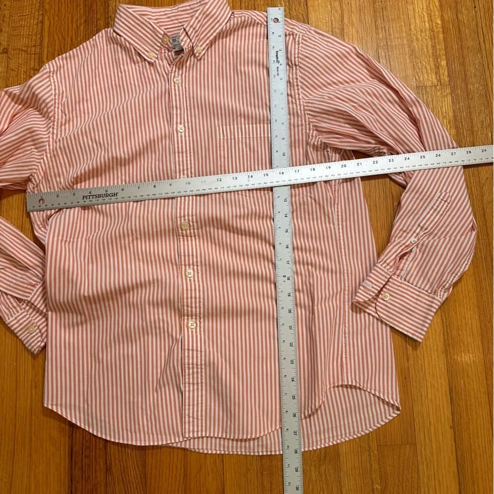 J.Crew men's  tailored striped button-down shirt,Size M (k11)
